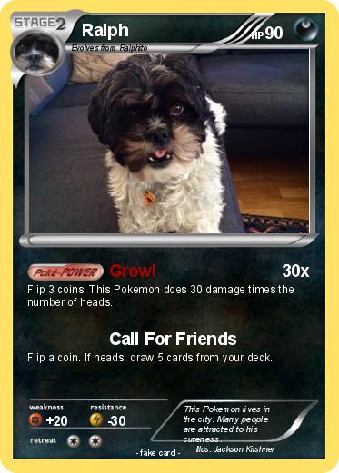 Pokémon Ralph 167 167 - Growl - My Pokemon Card
