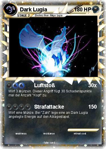 Pokemon Dark Lugia