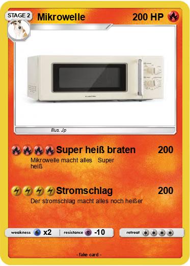 Pokemon Mikrowelle
