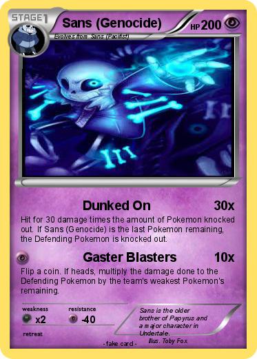 Pokemon Sans (Genocide)