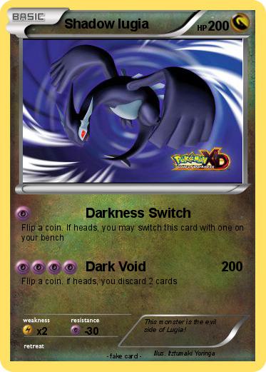 Pokemon Shadow lugia