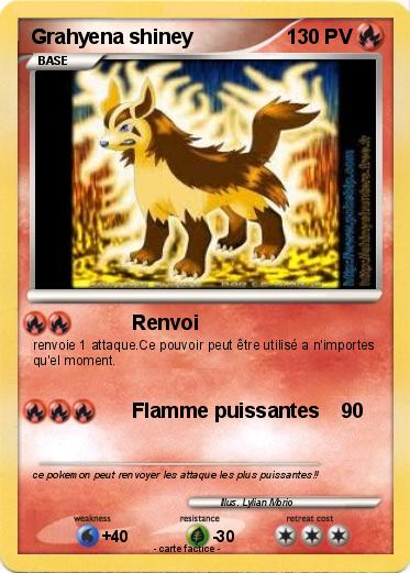 Pokemon Grahyena shiney