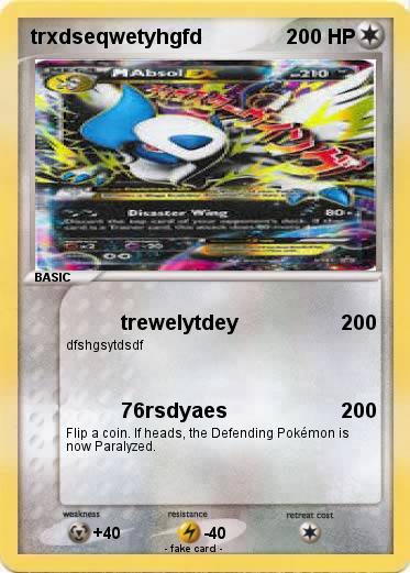 Pokemon trxdseqwetyhgfd