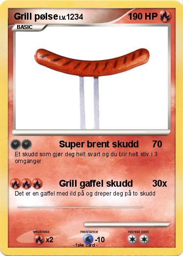 Pokemon Grill pølse