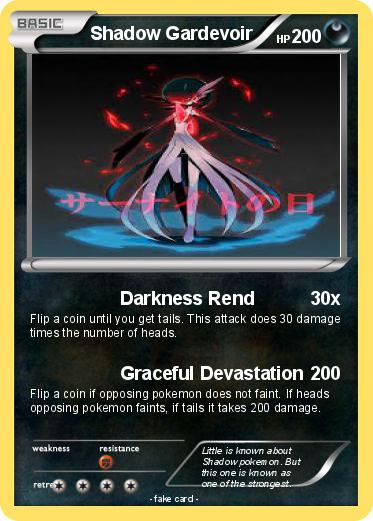 Pokemon Shadow Gardevoir