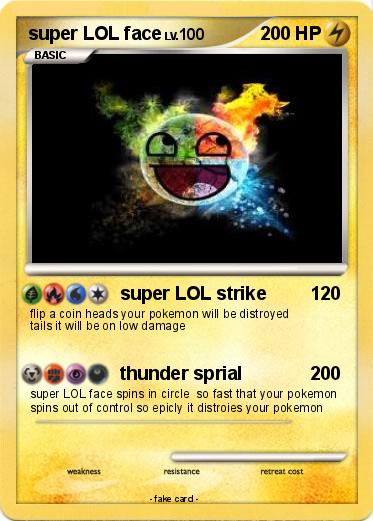 Pokemon super LOL face