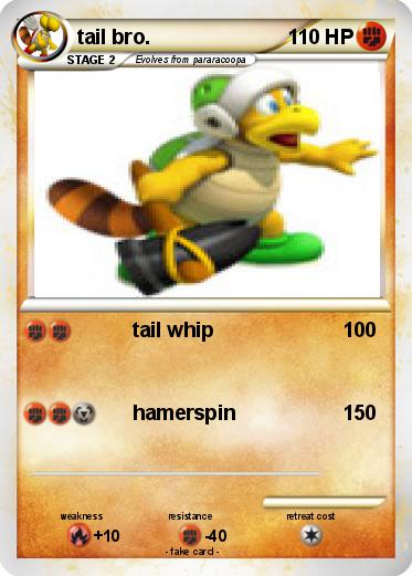 Pokemon tail bro.