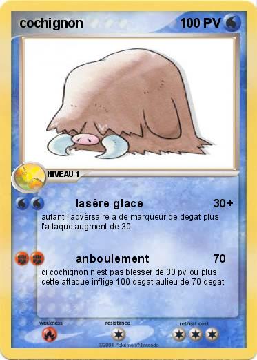 Pokemon cochignon