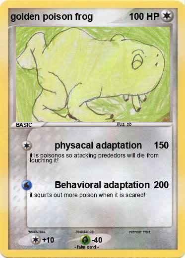 Pokemon golden poison frog