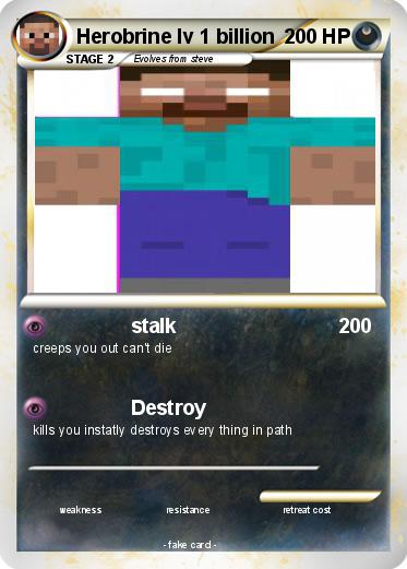 Pokemon Herobrine lv 1 billion