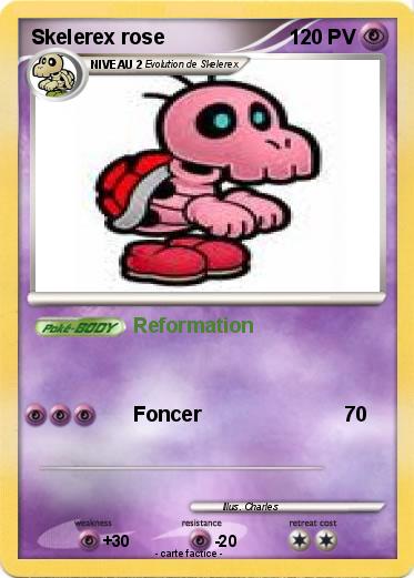 Pokemon Skelerex rose