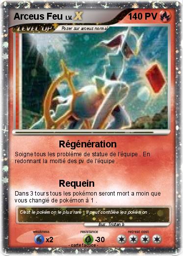 Pokemon Arceus Feu