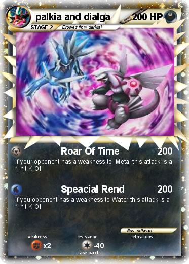 Pokemon palkia and dialga