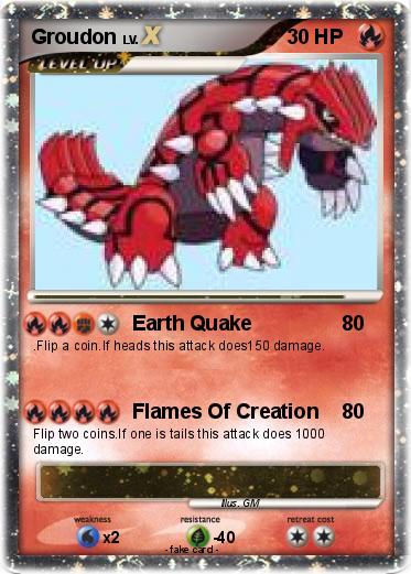 Pokemon Groudon