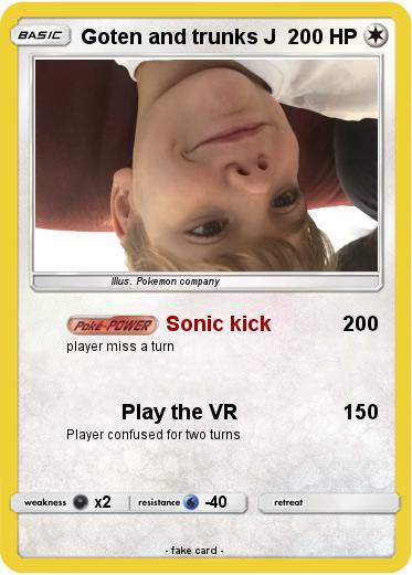 Pokemon Goten and trunks J