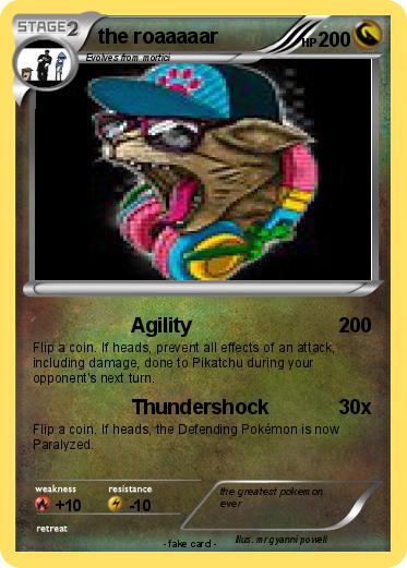 Pokemon the roaaaaar