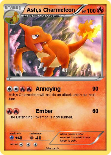 Pokemon Ash,s Charmeleon