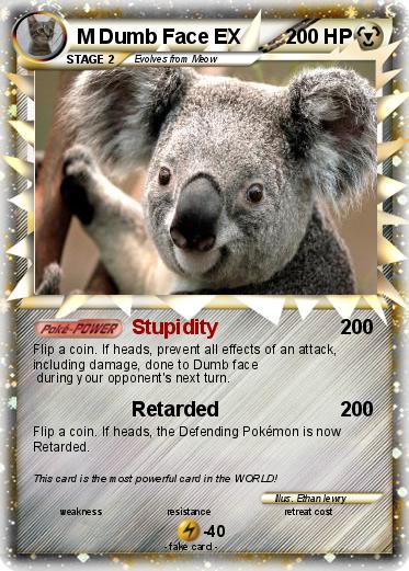 Pokemon M Dumb Face EX