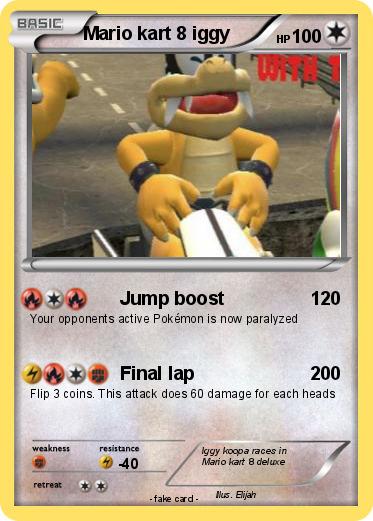 Pokemon Mario kart 8 iggy