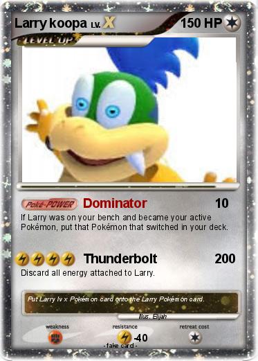 Pokemon Larry koopa