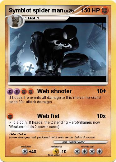 Pokemon Symbiot spider man