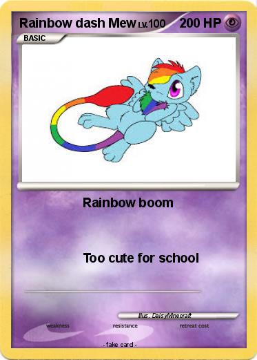 Pokemon Rainbow dash Mew