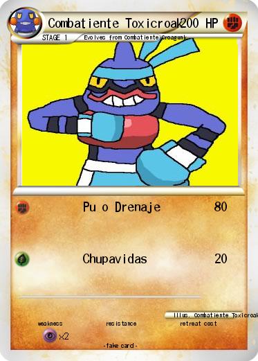 Pokemon Combatiente Toxicroak