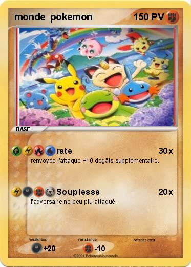 Pokemon monde  pokemon