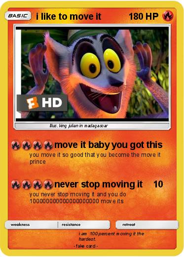Pokemon i like to move it