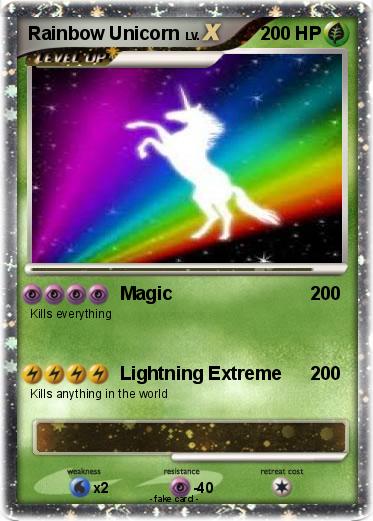 Pokemon Rainbow Unicorn