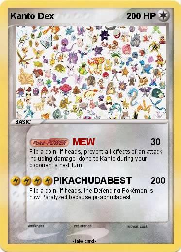 Pokemon Kanto Dex
