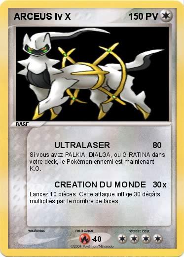 Pokemon ARCEUS lv X