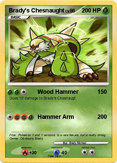Pokemon Brady's Chesnaught