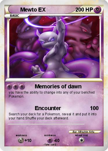 Pokemon Mewto EX