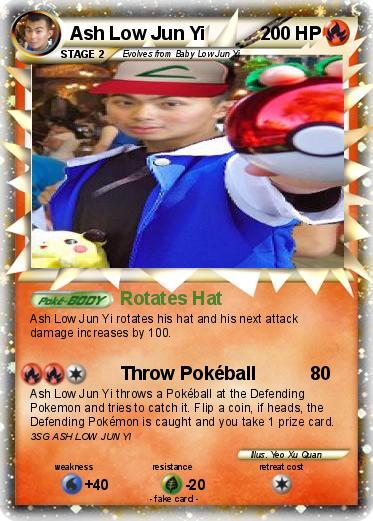 Pokemon Ash Low Jun Yi