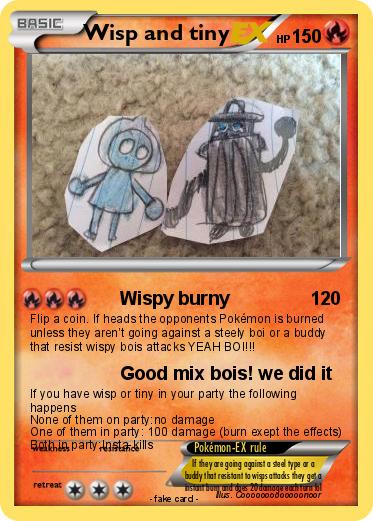 Pokemon Wisp and tiny
