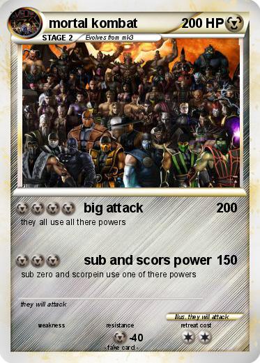 Pokemon mortal kombat