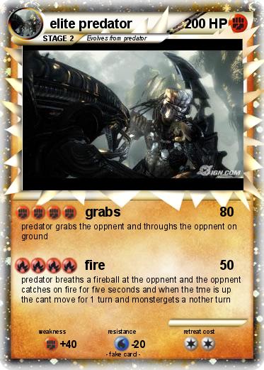 Pokemon elite predator