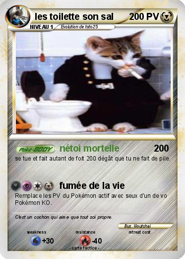 Pokemon les toilette son sal
