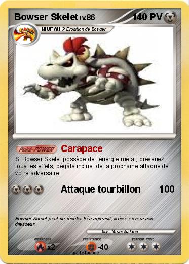 Pokemon Bowser Skelet