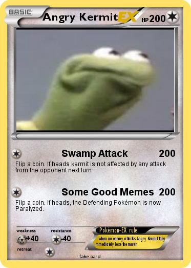 Pokemon Angry Kermit
