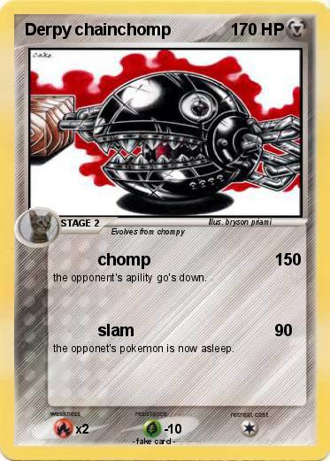 Pokemon Derpy chainchomp