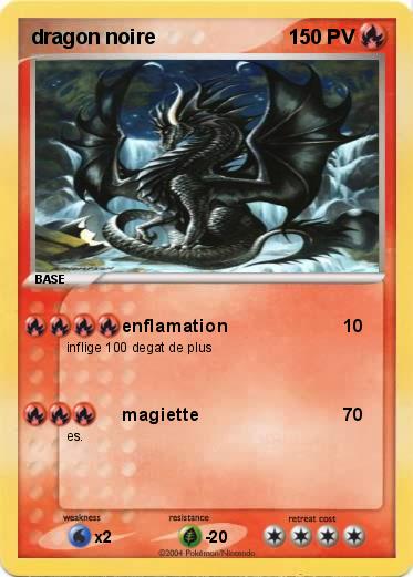 Pokemon dragon noire