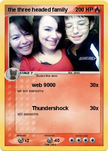Pokemon the three headed family