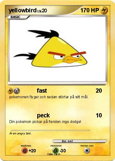 Pokemon yellowbird