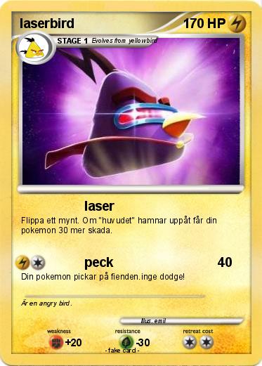Pokemon laserbird