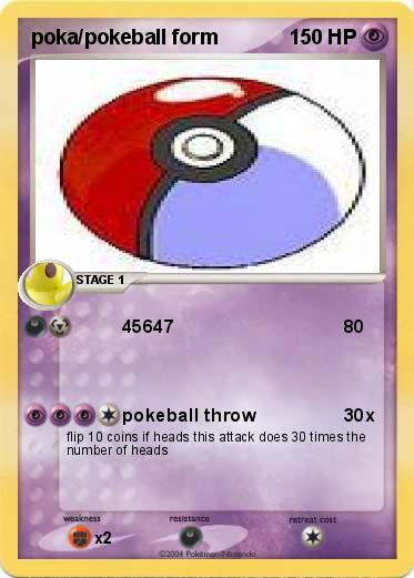 Pokemon poka/pokeball form