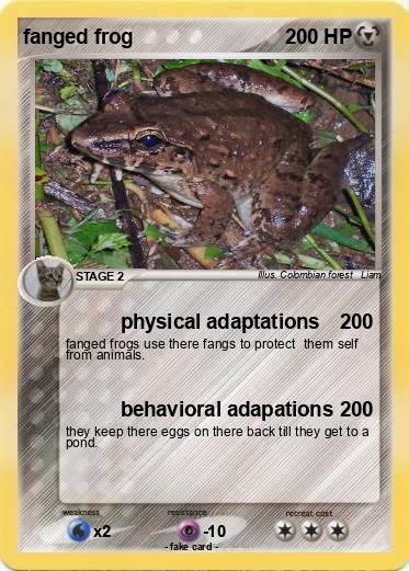 Pokemon fanged frog