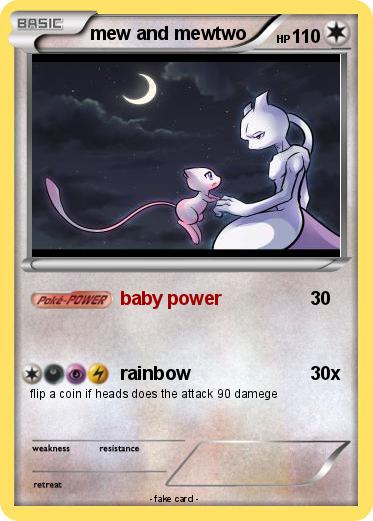 Pokemon mew and mewtwo