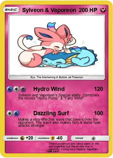 Pokemon Sylveon & Vaporeon